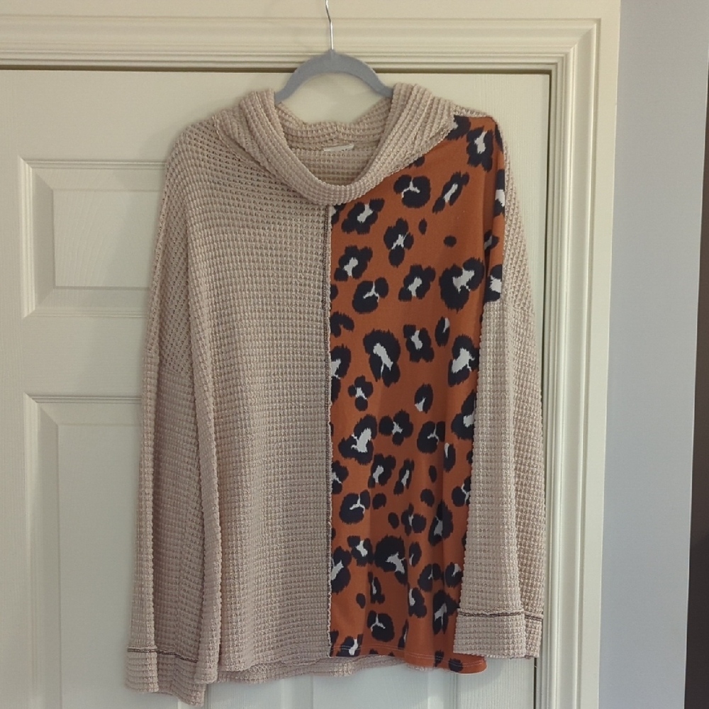 XL-XXL Bibi Cowl Neck Tunic